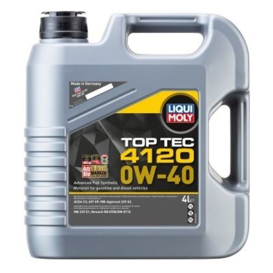 LIQUI MOLY Top Tec 4120 0W-40 4L LIQUI MOLY Top Tec 4120 0W-40 4L