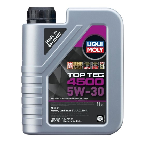 LIQUI MOLY TOP TEC 4500 SAE 5W/30 1L LIQUI MOLY TOP TEC 4500 SAE 5W/30 1L