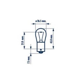 NRV17635 ΚΑΡΥΔ.ΜΟΝΟΠ.12V-21W