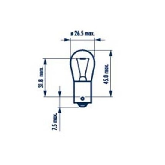 NRV17643 ΚΑΡΥΔ.ΜΟΝΟΠ.24V-21W NRV17643 ΚΑΡΥΔ.ΜΟΝΟΠ.24V-21W