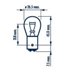 NRV17881 ΚΑΡΥΔ.ΔΙΠΟΛ.12V-21/4W