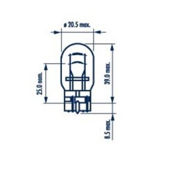NRV17919 ΑΚΑΛΥΚΗ 12V W21/5W