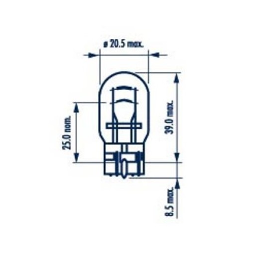 NRV17919 ΑΚΑΛΥΚΗ 12V W21/5W NRV17919 ΑΚΑΛΥΚΗ 12V W21/5W
