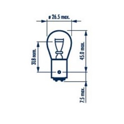 NRV17925 ΚΑΡΥΔ.ΔΙΠΟΛ.24V-21/5W
