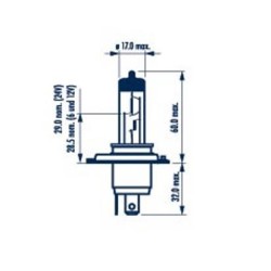 NRV48901 H4 12V-100/90W