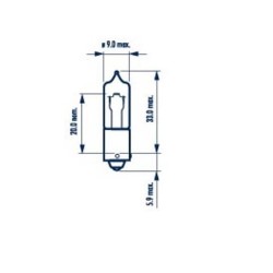 NRV68191 12V 21W (BAY9S)