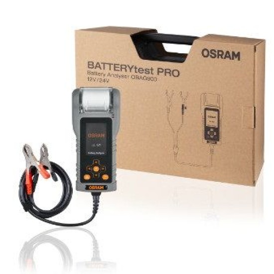 OSRAM TESTER ΜΠΑΤΑΡΙΩΝ BATTERYtest PRO 900 12/24V OSRAM TESTER ΜΠΑΤΑΡΙΩΝ BATTERYtest PRO 900 12/24V