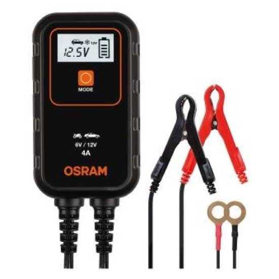 OSRAM ΦΟΡΤΙΣΤΗΣ ΜΠΑΤΑΡΙΑΣ BATTERYcharge 904 6/12V 4A OSRAM ΦΟΡΤΙΣΤΗΣ ΜΠΑΤΑΡΙΑΣ BATTERYcharge 904 6/12V 4A