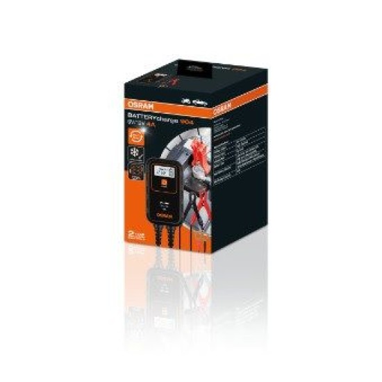OSRAM ΦΟΡΤΙΣΤΗΣ ΜΠΑΤΑΡΙΑΣ BATTERYcharge 904 6/12V 4A OSRAM ΦΟΡΤΙΣΤΗΣ ΜΠΑΤΑΡΙΑΣ BATTERYcharge 904 6/12V 4A