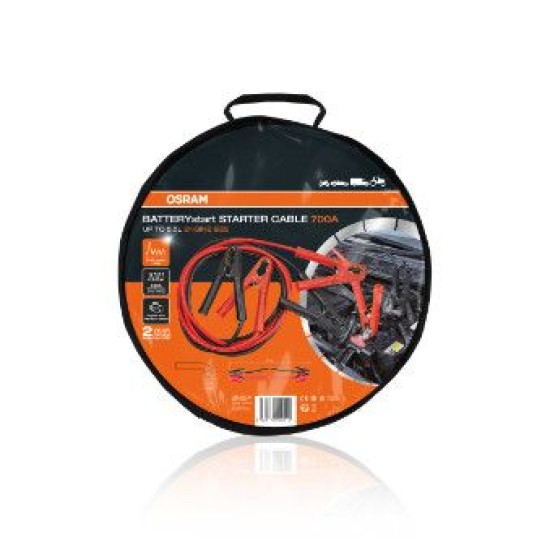 OSRAM ΚΑΛΩΔΙΑ ΕΚΚΙΝΗΣΗΣ STARTER CABLE 700A - 25mm2 - 3,5m OSRAM ΚΑΛΩΔΙΑ ΕΚΚΙΝΗΣΗΣ STARTER CABLE 700A - 25mm2 - 3,5m