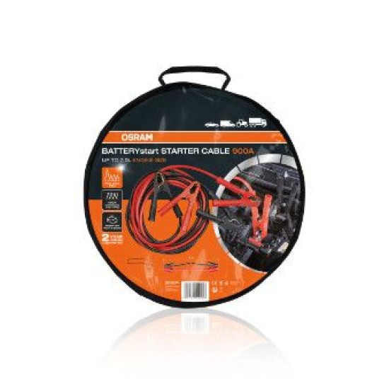 OSRAM ΚΑΛΩΔΙΑ ΕΚΚΙΝΗΣΗΣ STARTER CABLE 900A - 35mm2 - 4,5m OSRAM ΚΑΛΩΔΙΑ ΕΚΚΙΝΗΣΗΣ STARTER CABLE 900A - 35mm2 - 4,5m