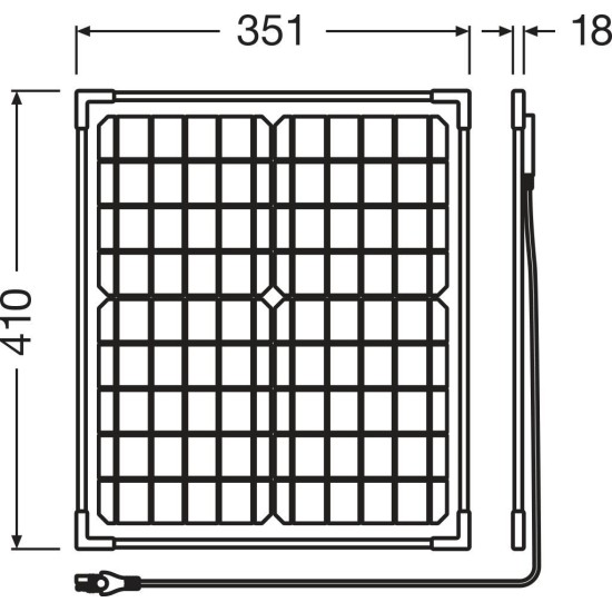 OSRAM ΦΟΡΤΙΣΤΗΣ ΜΠΑΤΑΡΙΑΣ ΗΛΙΑΚΟΣ BATTERYcharge SOLAR 20W OSRAM ΦΟΡΤΙΣΤΗΣ ΜΠΑΤΑΡΙΑΣ ΗΛΙΑΚΟΣ BATTERYcharge SOLAR 20W