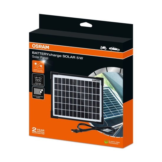 OSRAM ΦΟΡΤΙΣΤΗΣ ΜΠΑΤΑΡΙΑΣ ΗΛΙΑΚΟΣ BATTERYcharge SOLAR 5W OSRAM ΦΟΡΤΙΣΤΗΣ ΜΠΑΤΑΡΙΑΣ ΗΛΙΑΚΟΣ BATTERYcharge SOLAR 5W