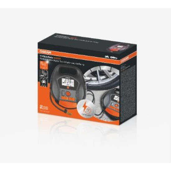OSRAM ΣΥΣΚΕΥΗ ΕΛΕΓΧΟΥ & ΠΛΗΡΩΣΗΣ ΕΛΑΣΤΙΚΩΝ TYREinflate 6000 OSRAM ΣΥΣΚΕΥΗ ΕΛΕΓΧΟΥ & ΠΛΗΡΩΣΗΣ ΕΛΑΣΤΙΚΩΝ TYREinflate 6000