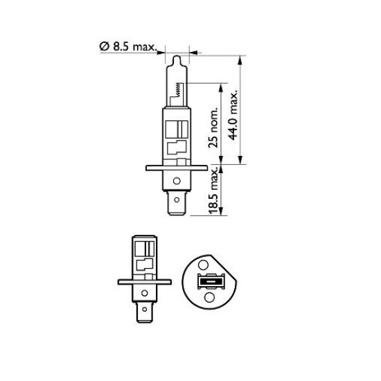PHILIPS 12258PR H1 PREMIUM 12V-55W