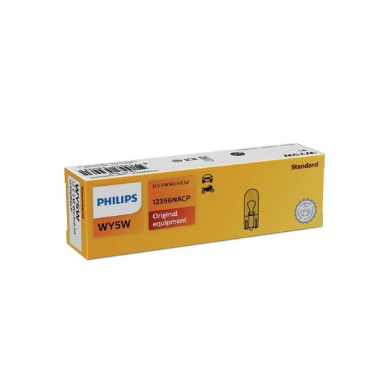 PHILIPS 12396NACP WY5W 12V-5W