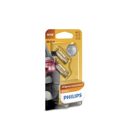PHILIPS 12961B2 W5W 12V/5W PHILIPS 12961B2 W5W 12V/5W