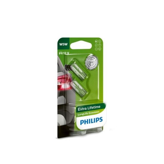 PHILIPS 12961LLECOB2 W5W 12W ECOVISION (2TM)