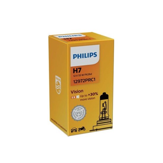 PHILIPS 12972PRC1 H7 VISION+30% 12V-55W PHILIPS 12972PRC1 H7 VISION+30% 12V-55W