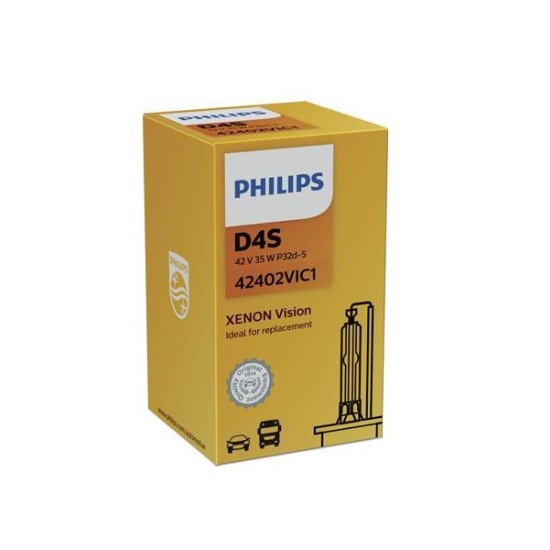 PHILIPS 42402VIC1 XENON D4S 42V - 35W PHILIPS 42402VIC1 XENON D4S 42V - 35W