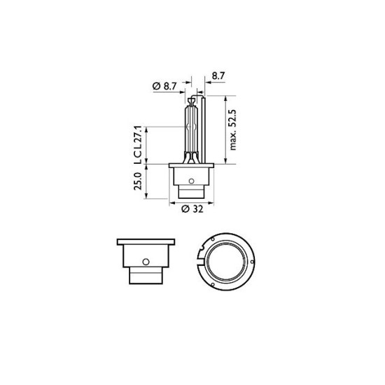 PHILIPS 85122CM XENON D2S 85V - 35W PHILIPS 85122CM XENON D2S 85V - 35W