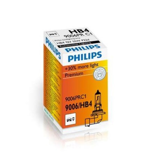 PHILIPS 9006PRC1 HB4 PREMIUM 12V-55W PHILIPS 9006PRC1 HB4 PREMIUM 12V-55W