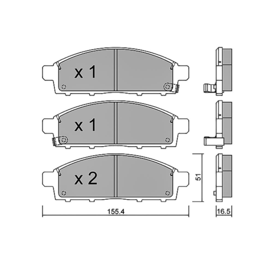 ΔΙΣΚΟΦΡΕΝΑ ΕΜΠΡΟΣ AISIN BPMI-1005 ΔΙΣΚΟΦΡΕΝΑ ΕΜΠΡΟΣ AISIN BPMI-1005