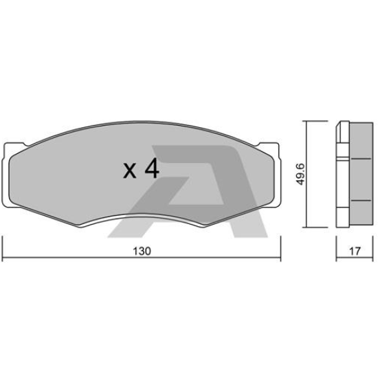 ΔΙΣΚΟΦΡΕΝΑ ΕΜΠΡΟΣ AISIN BPNI-1911 ΔΙΣΚΟΦΡΕΝΑ ΕΜΠΡΟΣ AISIN BPNI-1911