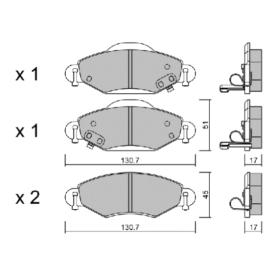 ΔΙΣΚΟΦΡΕΝΑ ΕΜΠΡΟΣ AISIN BPTO-1003