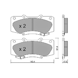 ΔΙΣΚΟΦΡΕΝΑ ΕΜΠΡΟΣ AISIN BPTO-1012 ΔΙΣΚΟΦΡΕΝΑ ΕΜΠΡΟΣ AISIN BPTO-1012
