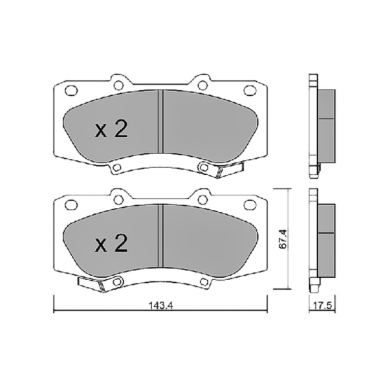 ΔΙΣΚΟΦΡΕΝΑ ΕΜΠΡΟΣ AISIN BPTO-1012 ΔΙΣΚΟΦΡΕΝΑ ΕΜΠΡΟΣ AISIN BPTO-1012