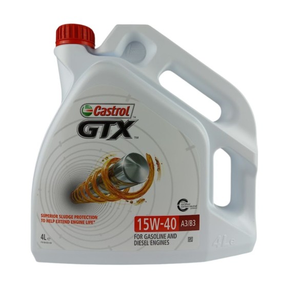 CASTROL GTX 15W-40 A3/B3 4L