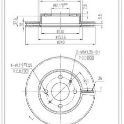 ΔΙΣΚΟΠΛΑΚΑ FI.BA FBD111 ΔΙΣΚΟΠΛΑΚΑ FI.BA FBD111