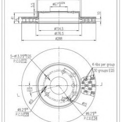 ΔΙΣΚΟΠΛΑΚΑ FI.BA FBD116 ΔΙΣΚΟΠΛΑΚΑ FI.BA FBD116