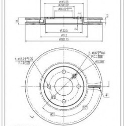ΔΙΣΚΟΠΛΑΚΑ FI.BA FBD122 ΔΙΣΚΟΠΛΑΚΑ FI.BA FBD122