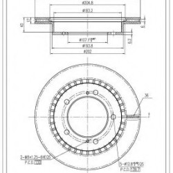 ΔΙΣΚΟΠΛΑΚΑ FI.BA FBD132 ΔΙΣΚΟΠΛΑΚΑ FI.BA FBD132