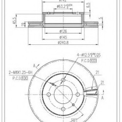 ΔΙΣΚΟΠΛΑΚΑ FI.BA FBD156