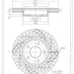 ΔΙΣΚΟΠΛΑΚΑ FI.BA FBD164/H ΔΙΣΚΟΠΛΑΚΑ FI.BA FBD164/H