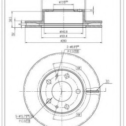 ΔΙΣΚΟΠΛΑΚΑ FI.BA FBD202 ΔΙΣΚΟΠΛΑΚΑ FI.BA FBD202