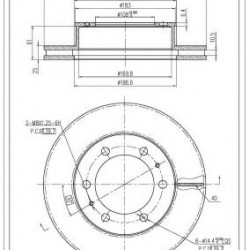ΔΙΣΚΟΠΛΑΚΑ FI.BA FBD204 ΔΙΣΚΟΠΛΑΚΑ FI.BA FBD204