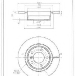 ΔΙΣΚΟΠΛΑΚΑ FI.BA FBD207 ΔΙΣΚΟΠΛΑΚΑ FI.BA FBD207