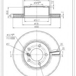 ΔΙΣΚΟΠΛΑΚΑ FI.BA FBD208 ΔΙΣΚΟΠΛΑΚΑ FI.BA FBD208