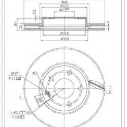 ΔΙΣΚΟΠΛΑΚΑ FI.BA FBD209 ΔΙΣΚΟΠΛΑΚΑ FI.BA FBD209