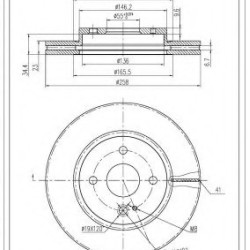 ΔΙΣΚΟΠΛΑΚΑ FI.BA FBD228 ΔΙΣΚΟΠΛΑΚΑ FI.BA FBD228