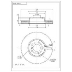 ΔΙΣΚΟΠΛΑΚΑ FI.BA FBD233