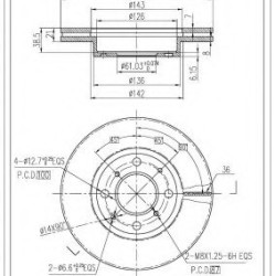 ΔΙΣΚΟΠΛΑΚΑ FI.BA FBD236 ΔΙΣΚΟΠΛΑΚΑ FI.BA FBD236