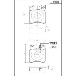 ΤΑΚΑΚΙΑ ΠΙΣΩ FI.BA FBP4202 ΤΑΚΑΚΙΑ ΠΙΣΩ FI.BA FBP4202