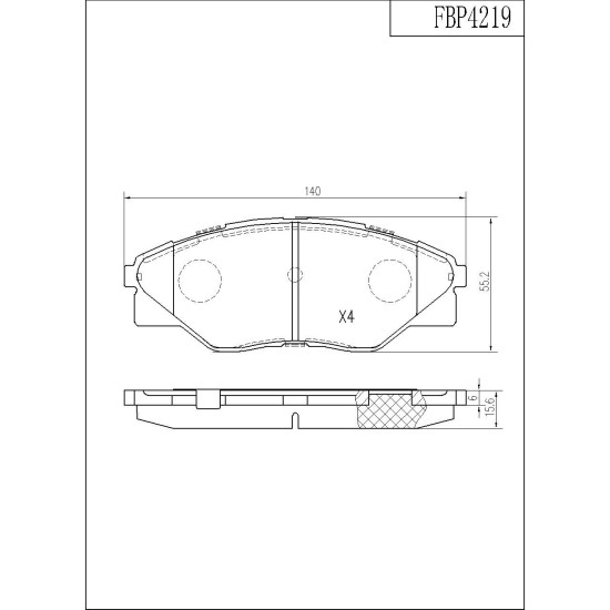 ΤΑΚΑΚΙΑ ΜΠΡΟΣΤΑ FI.BA FBP4219 ΤΑΚΑΚΙΑ ΜΠΡΟΣΤΑ FI.BA FBP4219