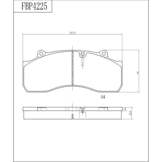ΤΑΚΑΚΙΑ ΜΠΡΟΣΤΑ FI.BA FBP4225