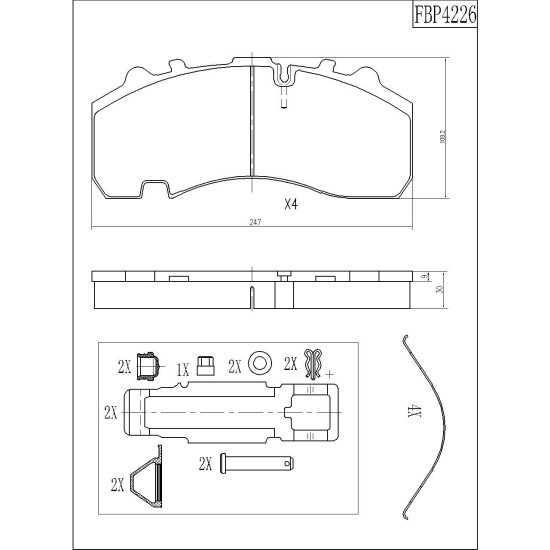 ΤΑΚΑΚΙΑ ΜΠΡΟΣΤΑ FI.BA FBP4226 ΤΑΚΑΚΙΑ ΜΠΡΟΣΤΑ FI.BA FBP4226